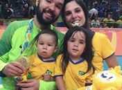 Mago com a família na Rio 2016
