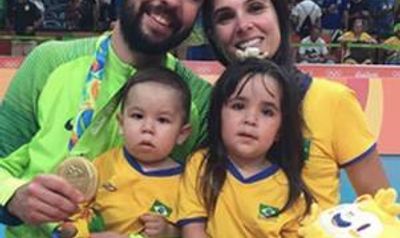 Mago com a família na Rio 2016
