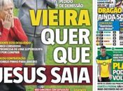 Após novo tropeço, presidente do Benfica quer a saída de Jorge Jesus, diz jornal
