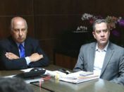 Marco Polo Del Nero e Rogério Caboclo (Foto: Lucas Figueiredo/CBF)