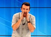Neto grita em programa ao vivo quando Cruzeiro abre o placar contra o Palmeiras