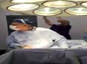 Vídeo: Equipe médica gera revolta ao comemorar classificação durante cirurgia