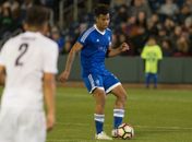 Matheus Silva, em ação pelo Reno 1868 (Foto: Facebook / @reno1868fc)
