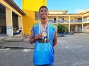 Estudante da rede estadual coleciona medalhas no atletismo e vai disputar Sul-Americano