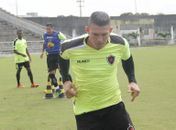 Rafael Oliveira marcou apenas dois gols em nove jogos que disputou nesta Série C (Foto: Hévilla Wanderley / GloboEsporte.com)
