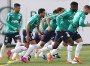 Palmeiras faz 1º treino sob supervisão do estafe de Mano, que tem dia de reuniões