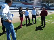 Selaj fecha parceria com a Seagri para melhorias no gramado do Rei Pelé