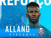 CSA anuncia a contratação do atacante Allano, ex Cruzeiro