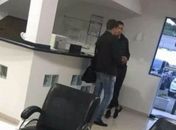 Nilmar no CT Rei Pelé na tarde desta segunda-feira (Foto: Reprodução)