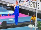 Zanetti conquista o bronze nas argolas na Copa do Mundo em Melbourne