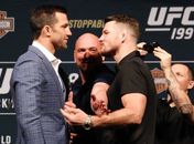 Luke Rockhold e Michael Bisping vêm trocando farpas (Foto: Evelyn Rodrigues)