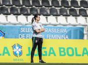 Katherine Ferro em atividade pela seleção feminina