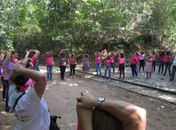 Maceió Rosa realiza ação para servidoras no Parque Municipal