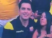 Torcedor que viralizou ao ser flagrado na ‘câmera do beijo’ pede perdão à mulher