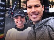 Apaixonada por corrida, esposa de Hernanes mantém corpão e coleciona fãs