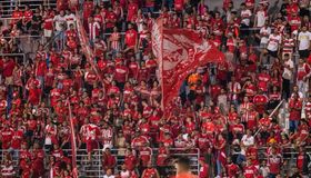 Torcida do CRB presente no Estádio Rei Pelé