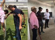 Comissão de Vistoria realiza inspeções em três estádios