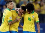Firmino explica por que deixou Gabriel Jesus bater pênalti no Brasil: 'Ele tinha que fazer'