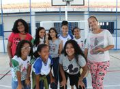 Antídio Vieira: alunos e comunidade usufruem de nova quadra poliesportiva