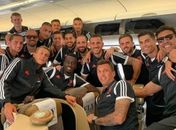 CR7 posta foto do elenco da Juventus antes de viagem com De Ligt, Rabiot e Buffon