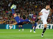Com gol de Messi e pintura de Suárez, Barcelona goleia Sevilla