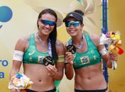 Tainá e Victoria ganham bronze na etapa de Cuiabá do Circuito Brasileiro Open de vôlei de praia