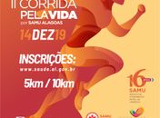 Samu AL está com inscrições abertas para a II Corrida Pela Vida