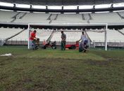 Iniciado processo de restauração do gramado da Arena Castelão