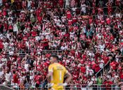 Torcida do CRB empurrando o time na temporada