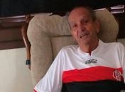 Internado após queda na Libertadores, torcedor de 92 anos não abandona o Fla