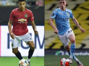 Greenwood e Foden em ação pelos rivais de Manchester 