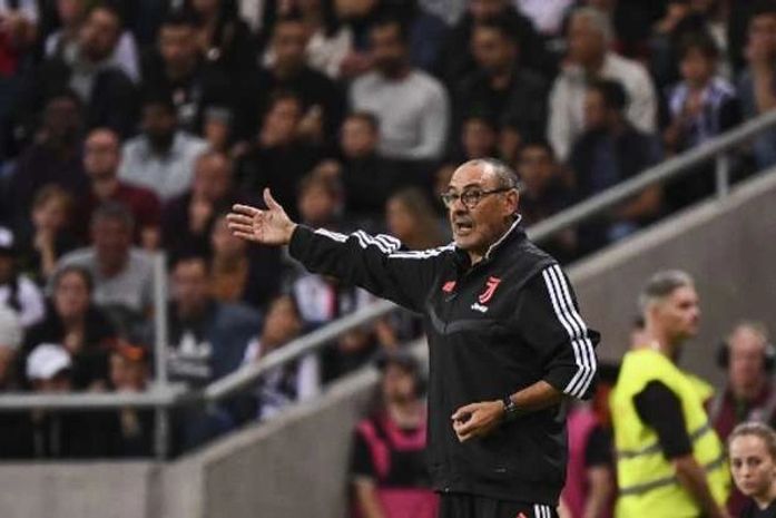 Maurizio Sarri estava na Juventus 
