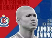 Clube de Goiás anuncia ex-zagueiro Júnior Baiano como o seu novo treinador