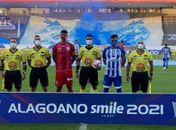 Árbitro Jonata Gouveia e seus assistentes conduziram de forma positiva a partida entre CSA e CRB