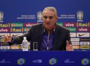 Tite treina com time titular e deve ter Jesus, Firmino e Neymar no ataque