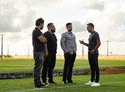 CRB recebe visita do fundador do Futebol Interativo no CT Ninho do Galo