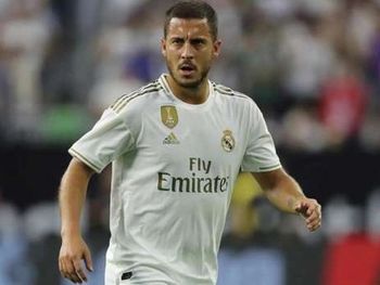 Hazard atuou apenas 15 vezes com a camisa do Real Madrid na temporada