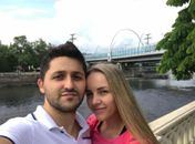Vai dar namoro? Casal russo-brasileiro tem a união que a Seleção busca em Sochi