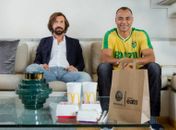 Cafu tenta convencer Pirlo a torcer pelo Brasil e aprova laterais de Tite