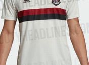 Vazam novas imagens da camisa 2 do Flamengo com 'Mengo' escrito em listra 3D