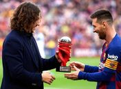 Puyol celebra permanência de Messi: 'não queria que ele saísse do Barcelona'
