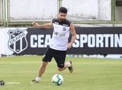 Ricardinho ainda não treinou nesta semana com todo o elenco do Ceará e é dúvida para o próximo jogo