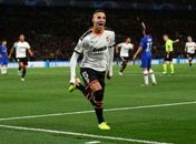 Rodrigo Moreno marcando contra o Chelsea, da Inglaterra. País é novo destino do jogador 