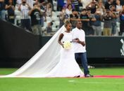 Estádio de Itaquera recebe casamento no intervalo do jogo do Corinthians