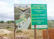Obra de Creche Escola em Lagoa do Caldeirão avança