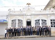 Presidente do TJ visita Palmeira e futuras instalações do Fórum da cidade