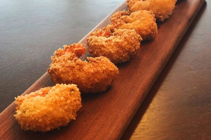 Receita de camarão empanado com coco ralado