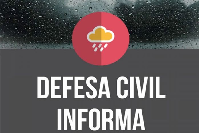 Defesa Civil alerta para chuvas isoladas e contínuas em Palmeira a partir de quinta (29)