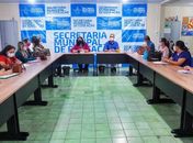 Semede se reúne com diretores escolares para planejamento e retorno às aulas

