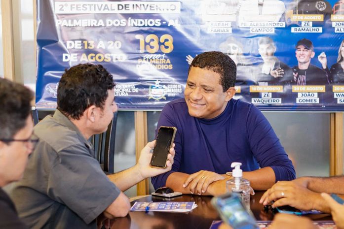 Em Arapiraca , Júlio Cezar lança segunda edição do Festival de Inverno